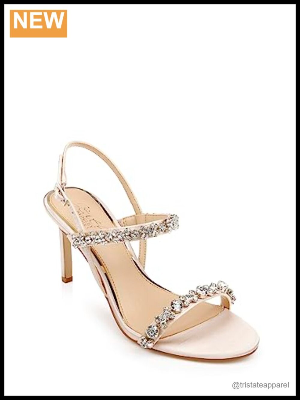 Satin Stiletto Heel Slingback Sandals Formal Cocktail Party